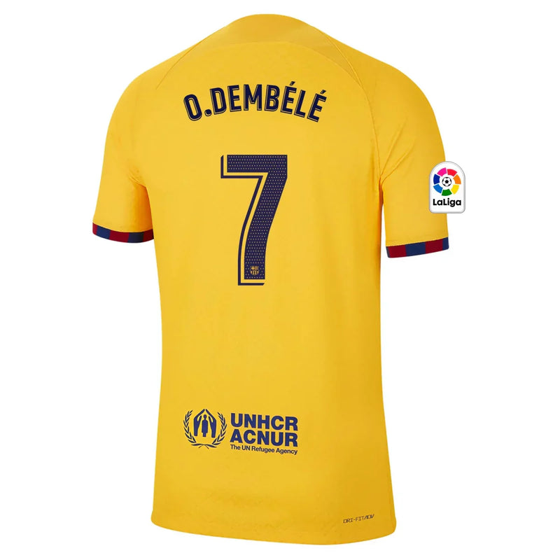 Ousmane Dembélé Barcelona 22/23 Authentic Senyera IV Fourth Jersey - Nike