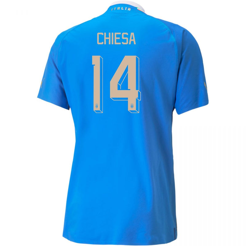 Federico Chiesa Italy 22/23 Authentic I Home Jersey - PUMA