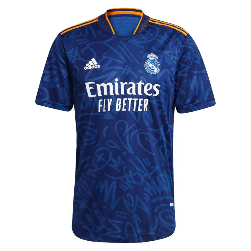 Real Madrid 21/22 Authentic II Away Jersey - Adidas