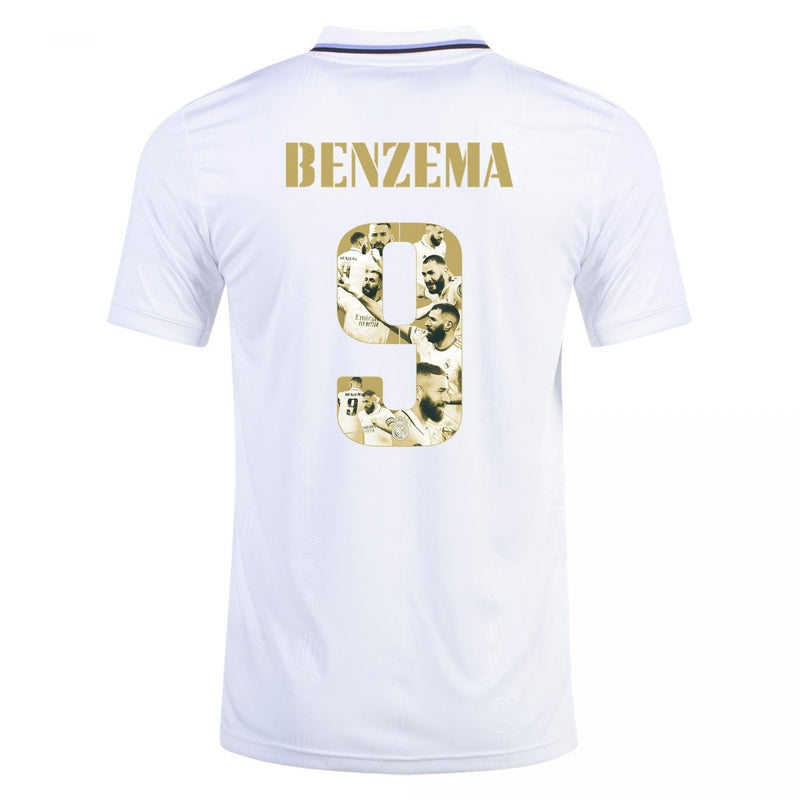 Karim Benzema Special Edition Ballon d’Or Authentic I Home Jersey - Adidas