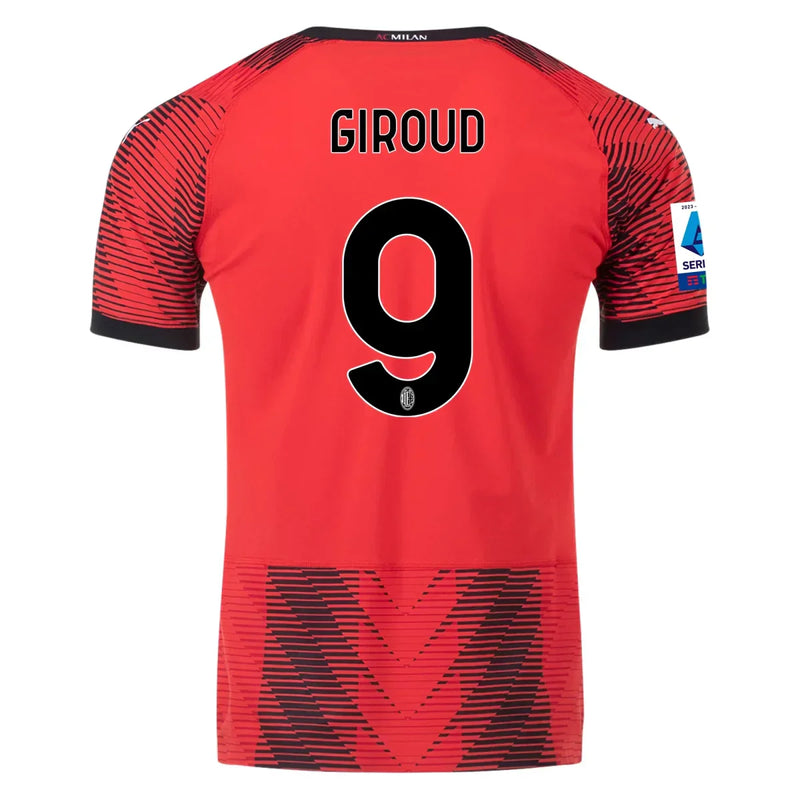 Olivier Giroud AC Milan 23/24 Authentic I Home Jersey - PUMA