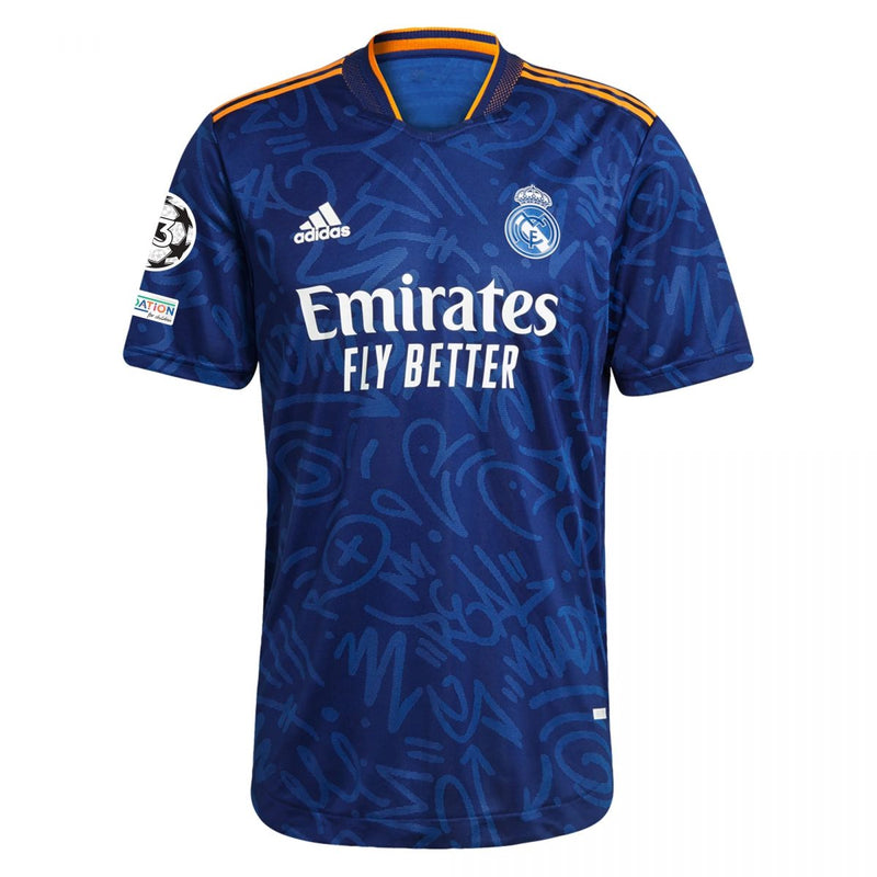 Karim Benzema Real Madrid 21/22 Authentic II Away Jersey - Adidas